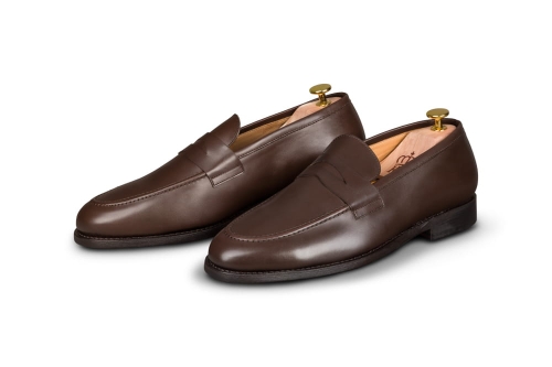 KH 771 - Ciemnobrązowe kh-shoes.com klasyczne obuwie